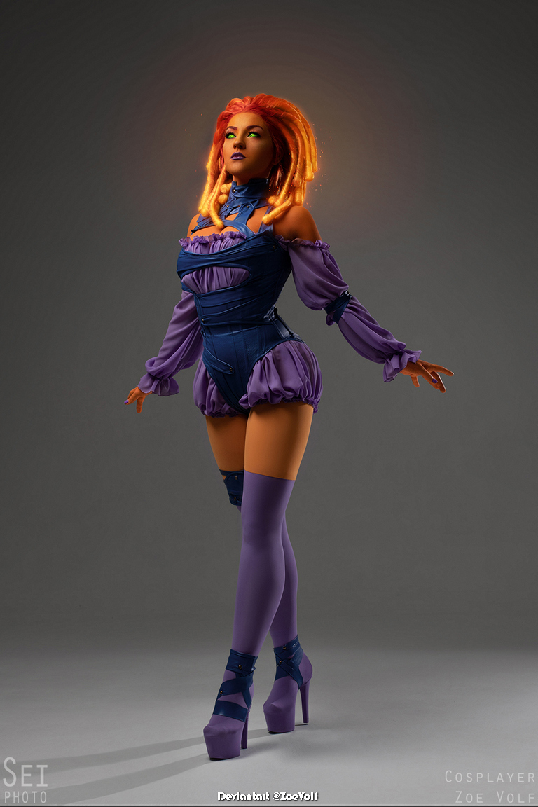 Injustice 2 Starfire Koriandr Cosplay 8
