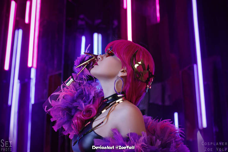League of Legends - Evelynn (Agonys Embrace) (KDA) Cosplay - anime costume League of Legends - Evelynn (Agonys Embrace) (KDA) Cosplay - anime costume