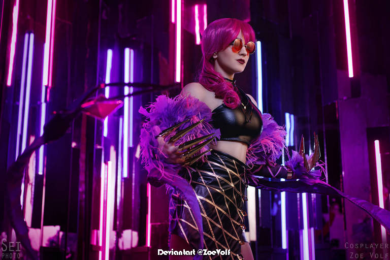 League of Legends - Evelynn (Agonys Embrace) (KDA) Cosplay - costume show League of Legends - Evelynn (Agonys Embrace) (KDA) Cosplay - costume show