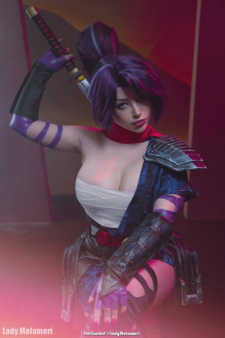 Marvel Rivals - Psylocke (Sai) Cosplay - light aesthetic photography