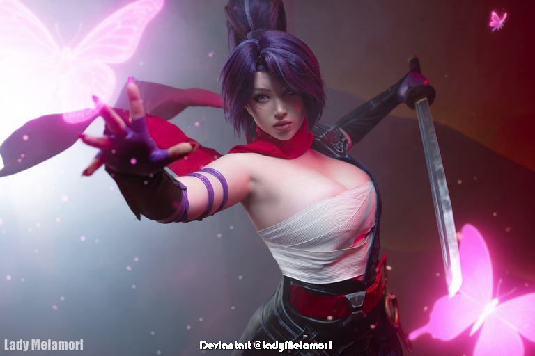Marvel Rivals - Psylocke (Sai) Cosplay - delicate character portrait