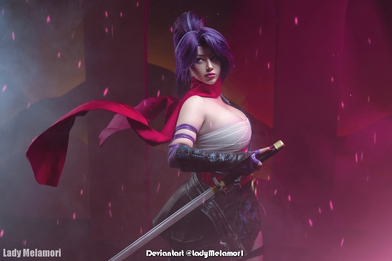 Marvel Rivals - Psylocke (Sai) Cosplay - expressive character portrait