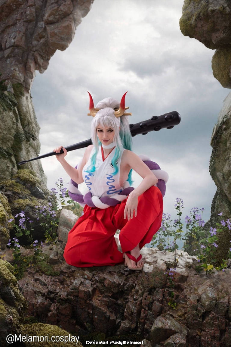 One Piece Yamato Kozuki Oden Oni Princess Cosplay 2