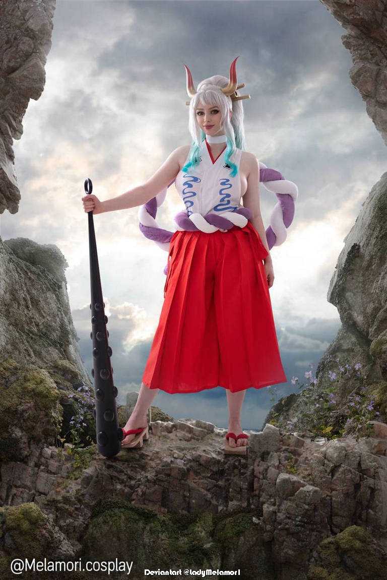 One Piece Yamato Kozuki Oden Oni Princess Cosplay 3