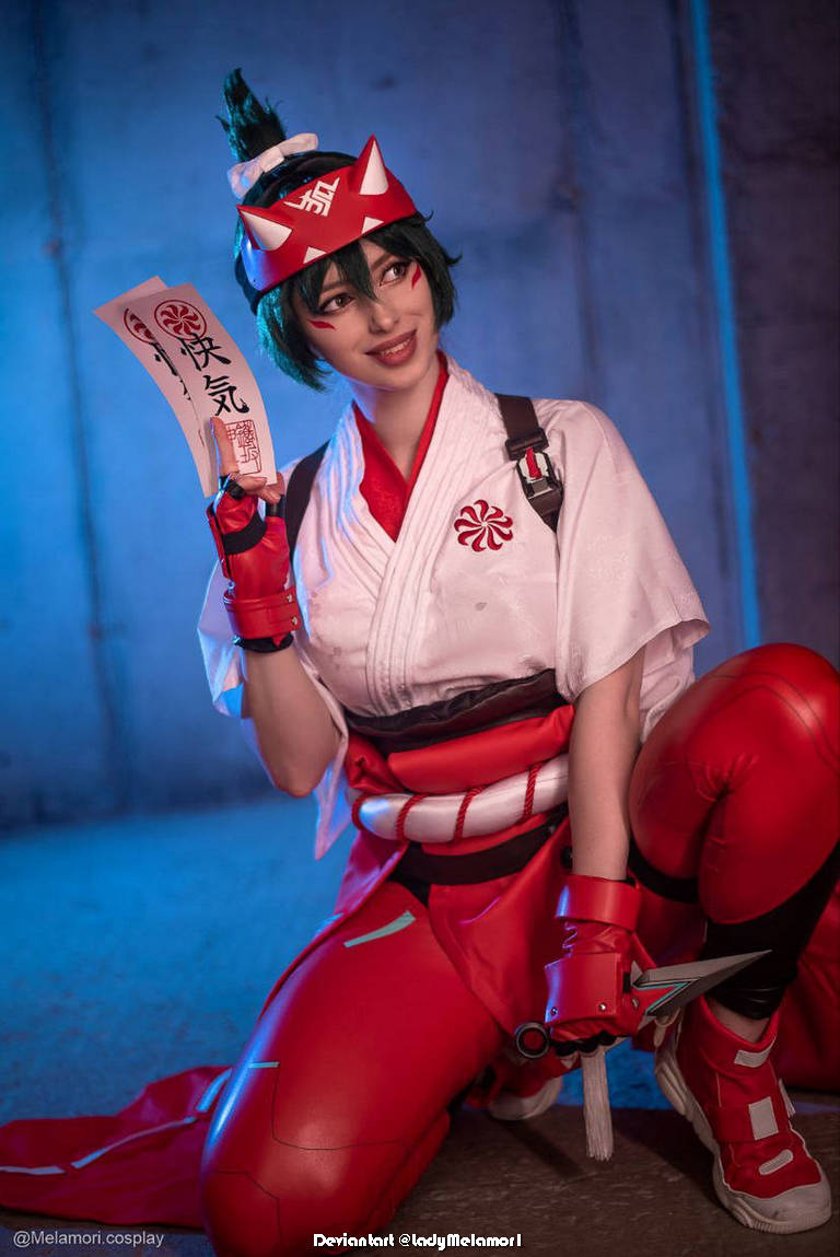 Overwatch 2 - Kiriko Kamori (Protector of Kanezaka) Cosplay - cosplay study Overwatch 2 - Kiriko Kamori (Protector of Kanezaka) Cosplay - cosplay study