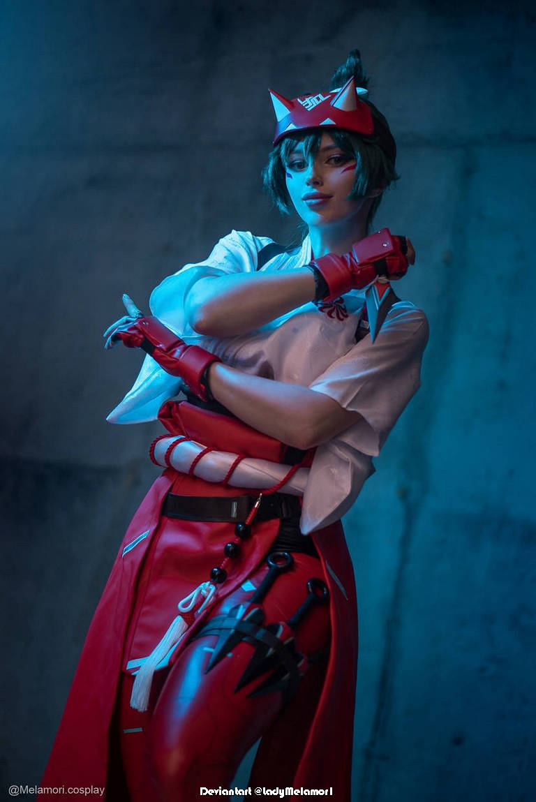 Overwatch 2 - Kiriko Kamori (Protector of Kanezaka) Cosplay - portrait photo Overwatch 2 - Kiriko Kamori (Protector of Kanezaka) Cosplay - portrait photo