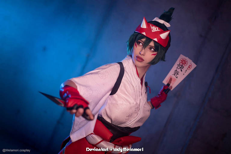 Overwatch 2 - Kiriko Kamori (Protector of Kanezaka) Cosplay - body photo Overwatch 2 - Kiriko Kamori (Protector of Kanezaka) Cosplay - body photo