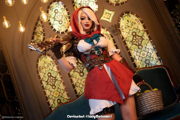 Overwatch Ashe Elizabeth Caledonia Calamity Ashe Little Red Cosplay