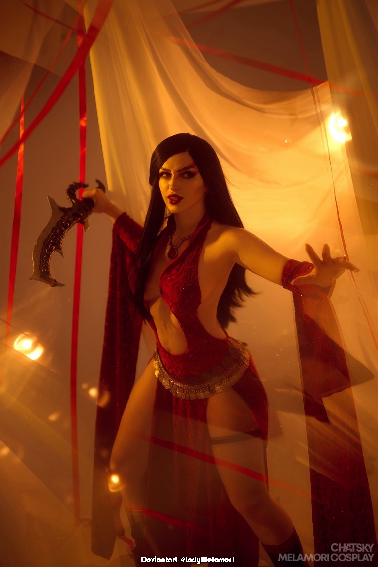 Prince of Persia - The Two Thrones - Kaileena (Empress of Time) Cosplay - cinematic portrait