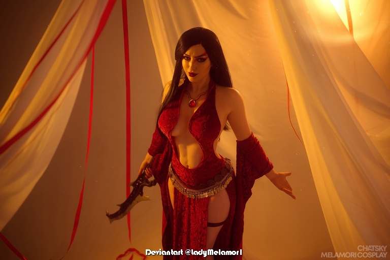 Prince of Persia - The Two Thrones - Kaileena (Empress of Time) Cosplay - sophisticated portrait