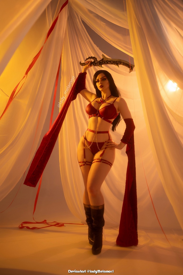 Prince of Persia The Two Thrones Kaileena Empress of Time Lingerie Cosplay 4