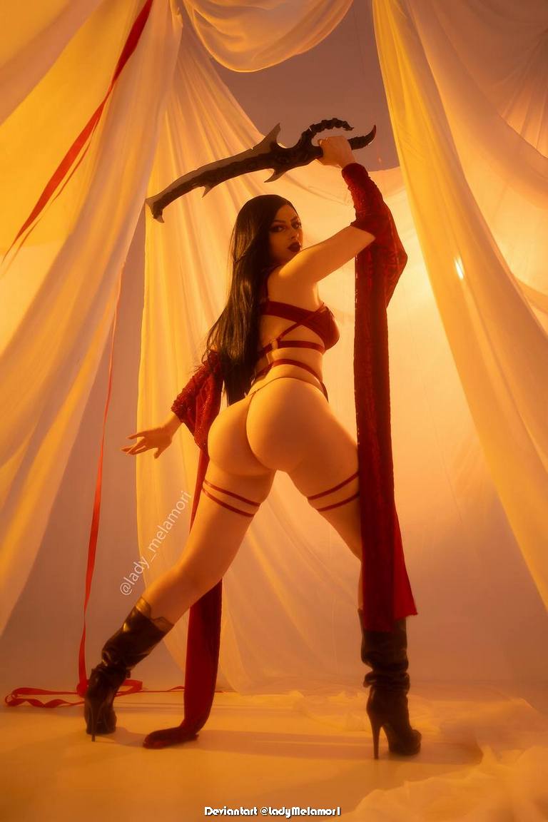 Prince of Persia The Two Thrones Kaileena Empress of Time Lingerie Cosplay 5
