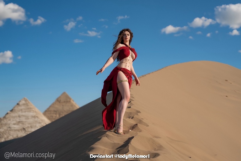 Romance Club - Evthys (Eva) (Song of the Crimson Nile) Cosplay - cinematic portrait