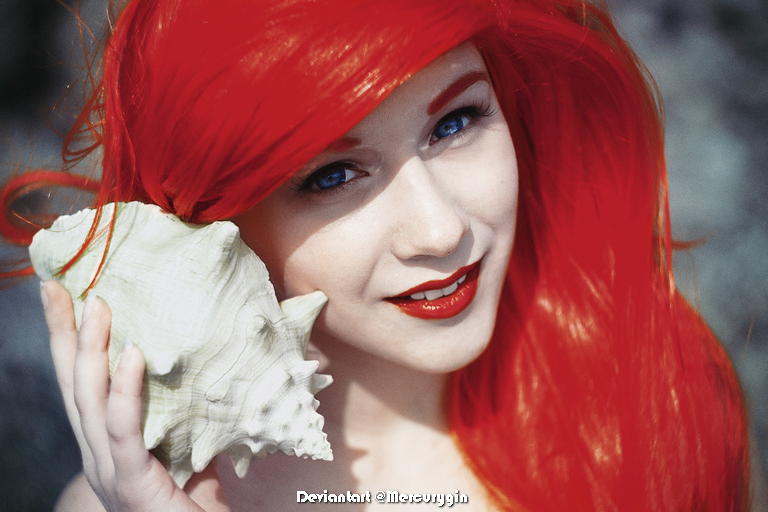The Little Mermaid - Ariel Cosplay - authentic costume view