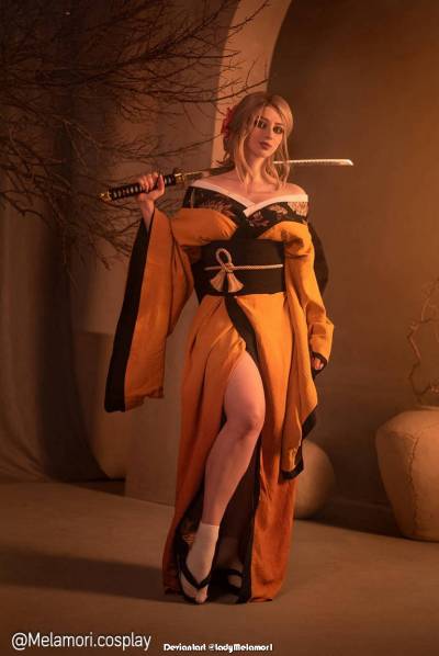 The Witcher 3 - Wild Hunt - Ciri (Kitsune) Cirilla Fiona Elen Riannon Cosplay