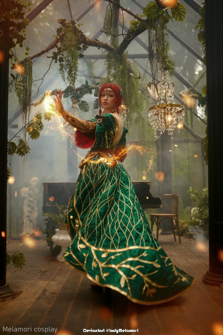 The Witcher 3 - Wild Hunt - Triss Merigold (Fourteenth of the Hill) (Alternative) Cosplay - portrait photo