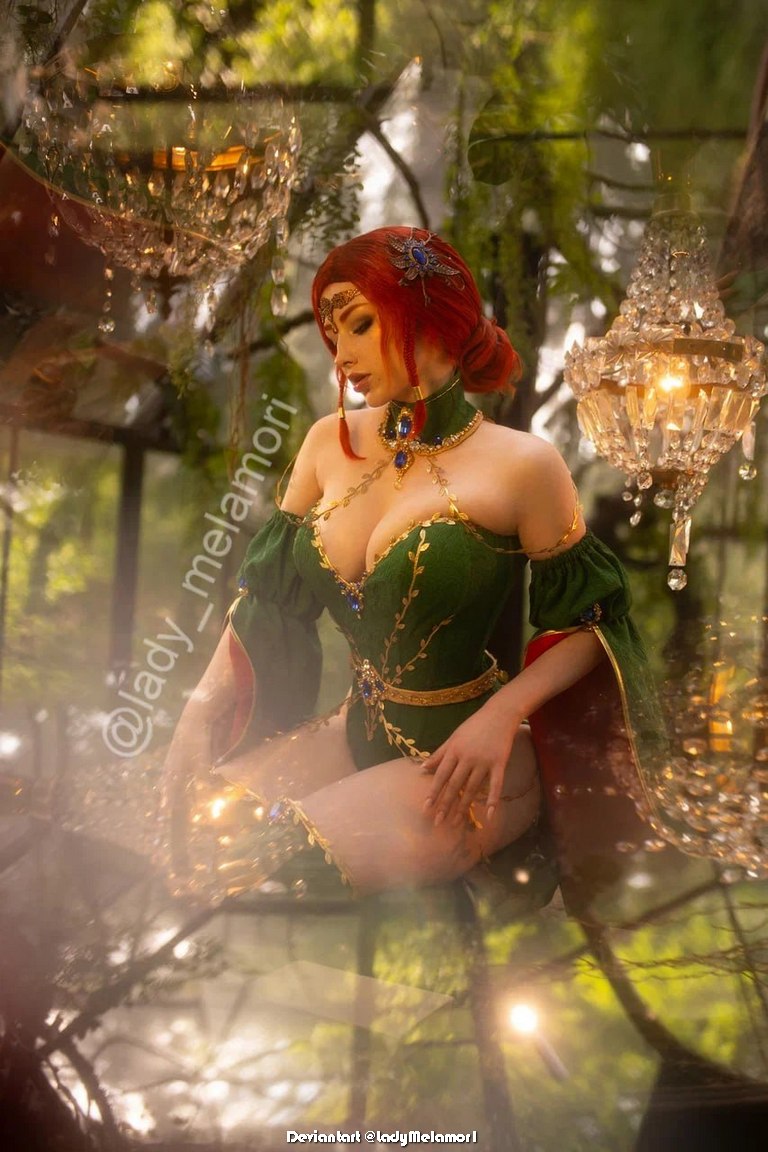 The Witcher 3 Wild Hunt Triss Merigold Fourteenth of the Hill Concept Cosplay 2