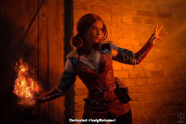 The Witcher 3 - Wild Hunt - Triss Merigold (Fourteenth of the Hill) Cosplay - body photo The Witcher 3 - Wild Hunt - Triss Merigold (Fourteenth of the Hill) Cosplay - body photo