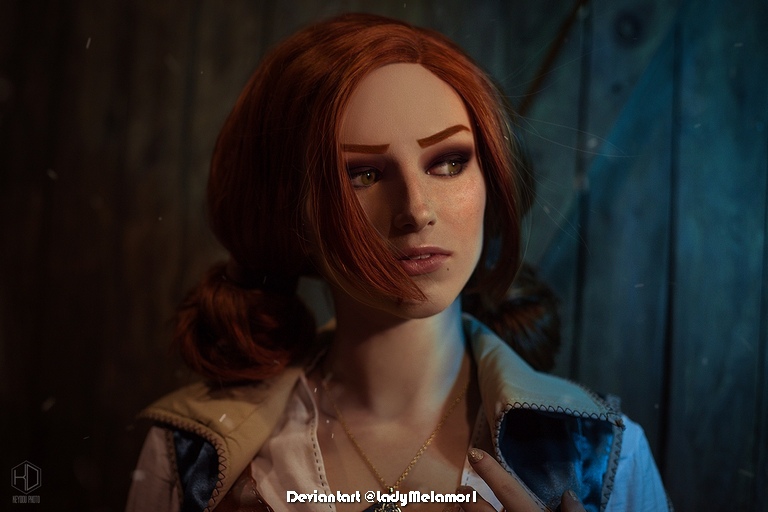 The Witcher 3 - Wild Hunt - Triss Merigold (Fourteenth of the Hill) Cosplay - anime costume The Witcher 3 - Wild Hunt - Triss Merigold (Fourteenth of the Hill) Cosplay - anime costume