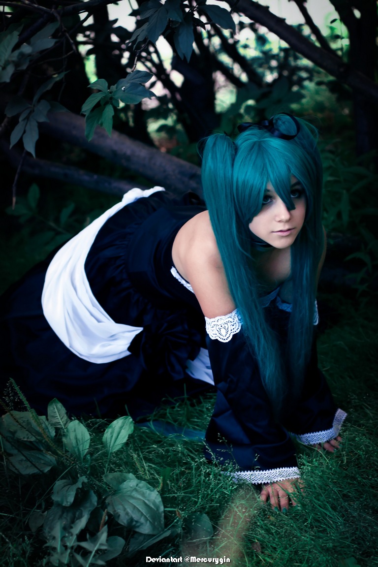 Vocaloid - Hatsune Miku (Cantarella) Cosplay - portrait photo