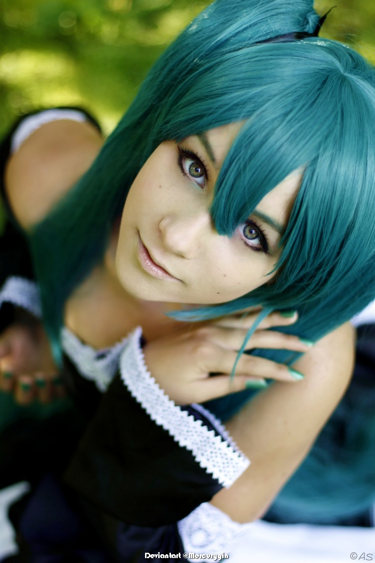 Vocaloid - Hatsune Miku (Cantarella) Cosplay - cosplay study