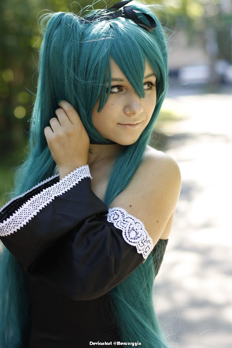 Vocaloid - Hatsune Miku (Cantarella) Cosplay - costume show