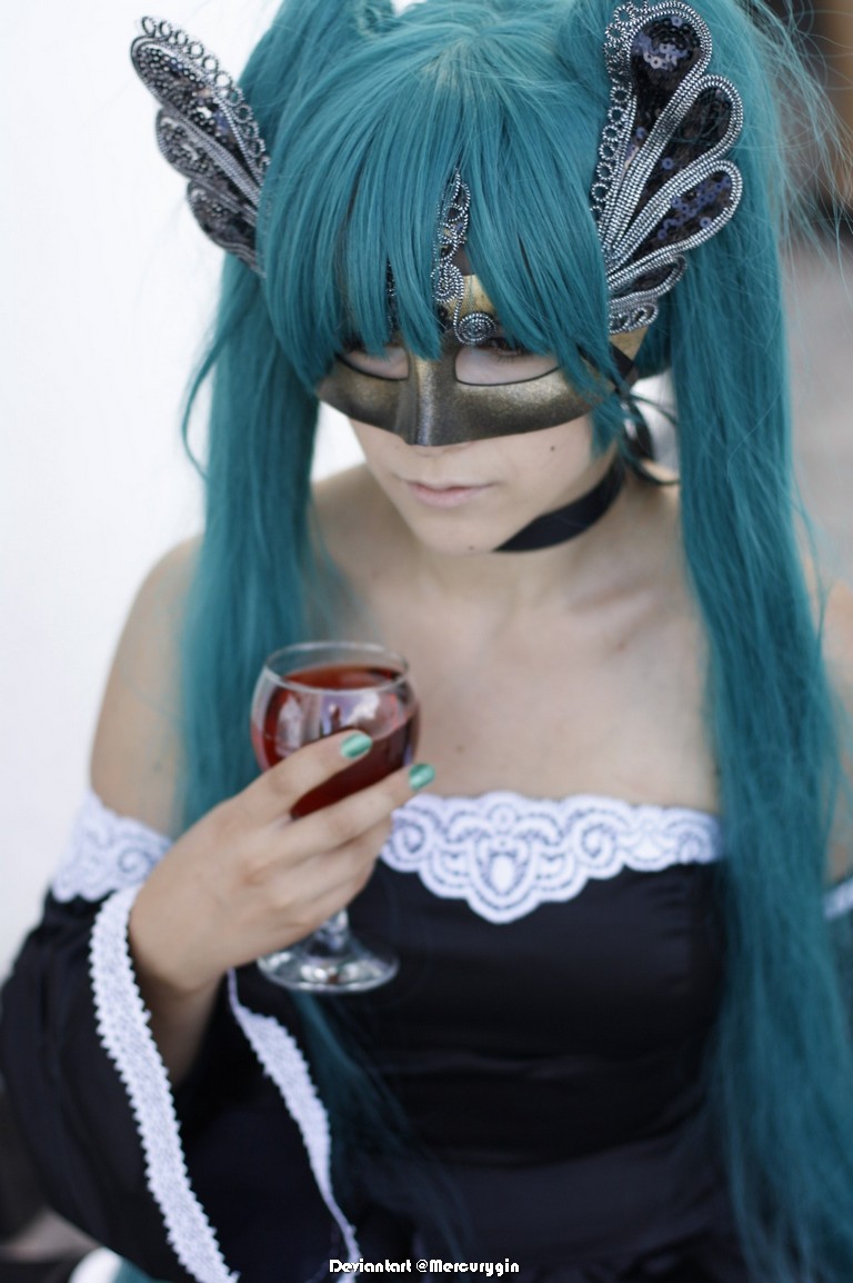 Vocaloid - Hatsune Miku (Cantarella) Cosplay - anime costume