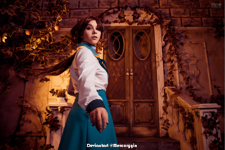 BioShock - Infinite - Elizabeth (Anna DeWitt) (Columbia) Cosplay - anime costume