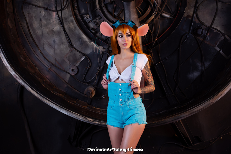 Chip n Dale Rescue Rangers Gadget Hackwrench Lingerie Cosplay