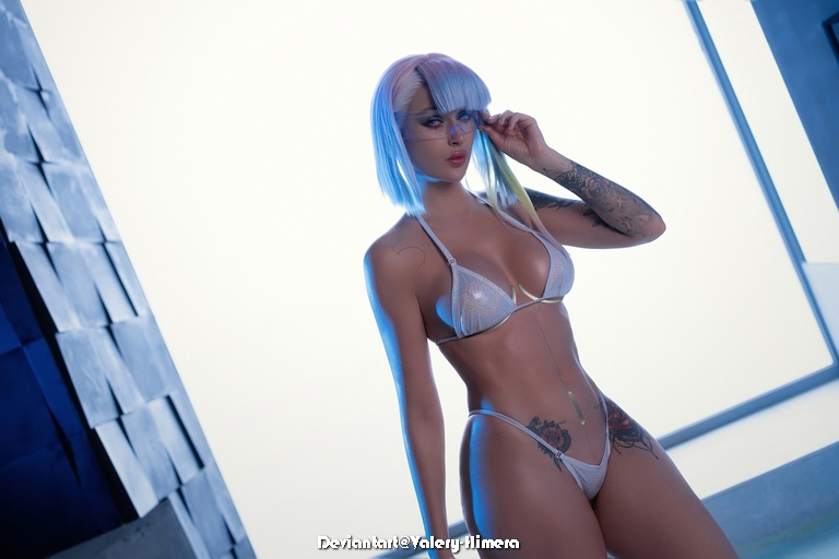 Cyberpunk - Edgerunners - Lucyna Kushinada (Lucy) (Lingerie) Cospay - sensual aesthetic