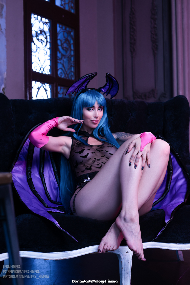 Darkstalkers - Resurrection - Morrigan Aensland (Lingerie) Cosplay - refined study