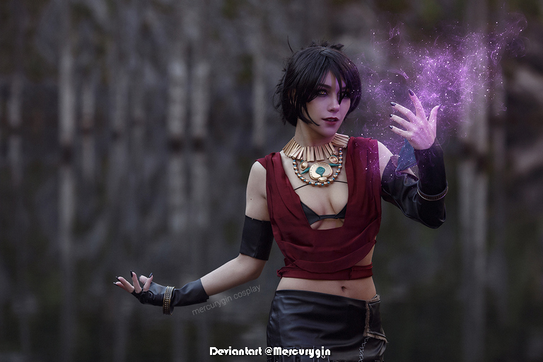 Dragon Age - Origins - Morrigan (Witch of the Wilds) Cosplay - refined study