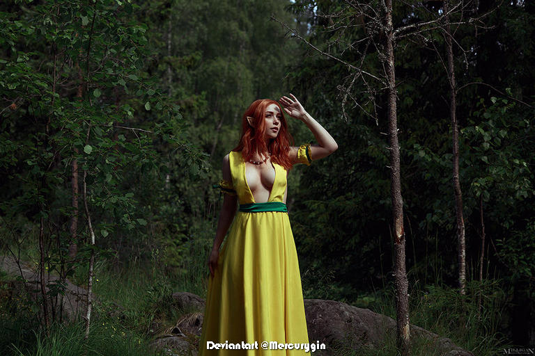 GWENT - The Witcher Card Game - Ida Emean aep Sivney Cosplay - elegant capture