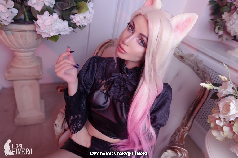 League of Legends Ahri The Nine Tailed Fox Lingerie Cosplay 1