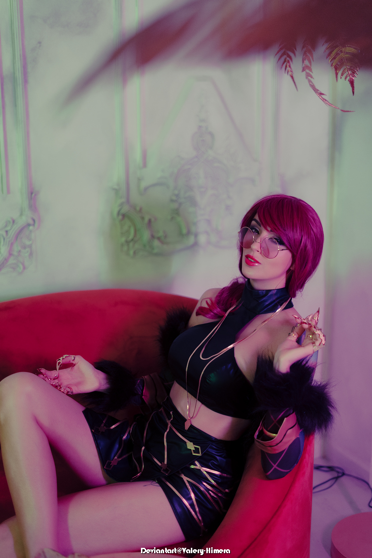 League of Legends Evelynn Agonys Embrace KDA Cosplay 1