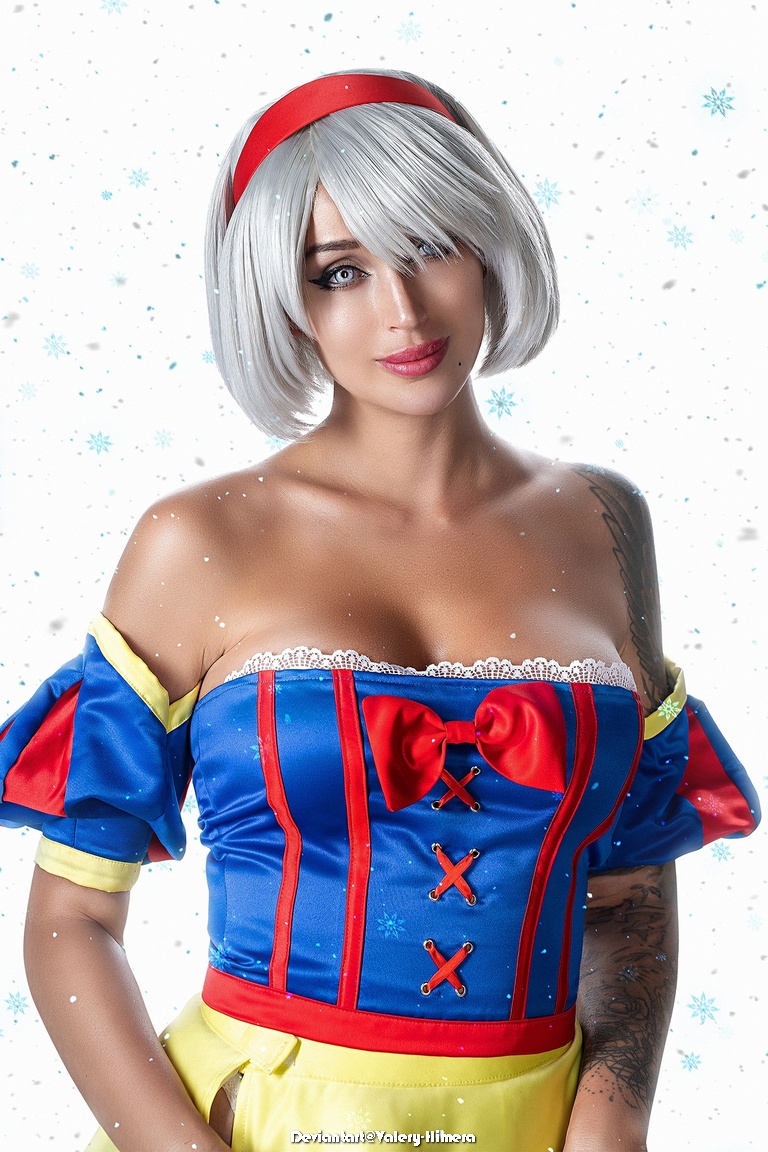 NieR AutomatA - 2B (YoRHa No.2 Type-B) (Snow White) Cosplay - sophisticated portrait