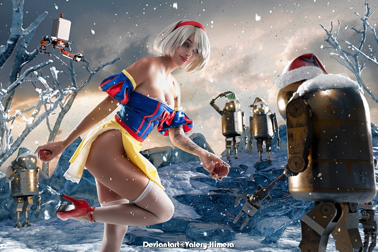 NieR AutomatA - 2B (YoRHa No.2 Type-B) (Snow White) Cosplay - character photo