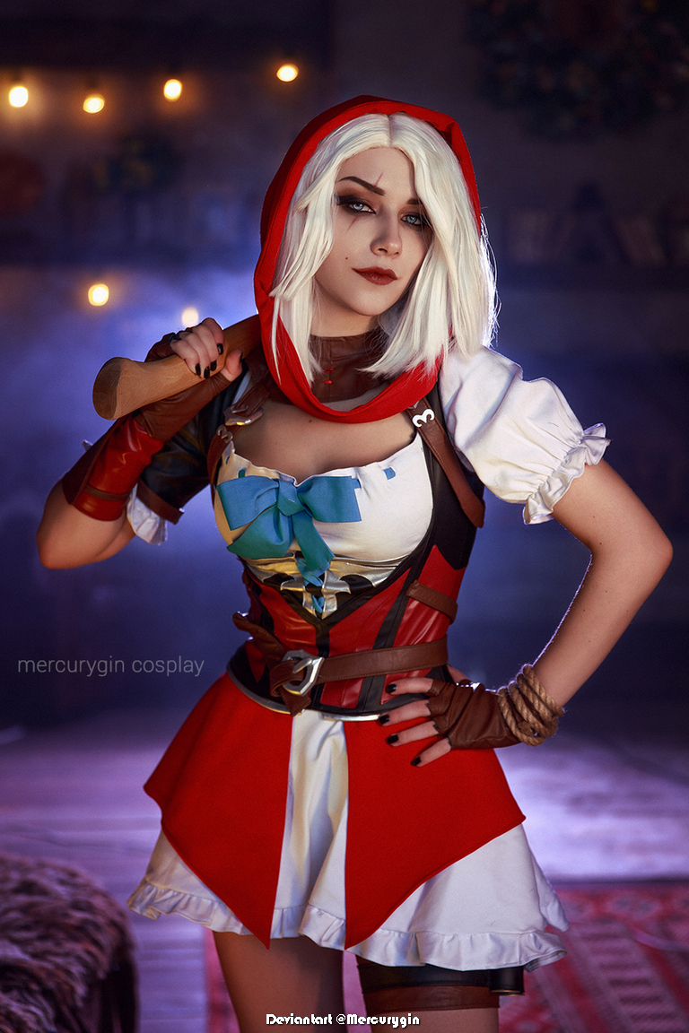 Overwatch Ashe Elizabeth Caledonia Calamity Ashe Little Red Cosplay