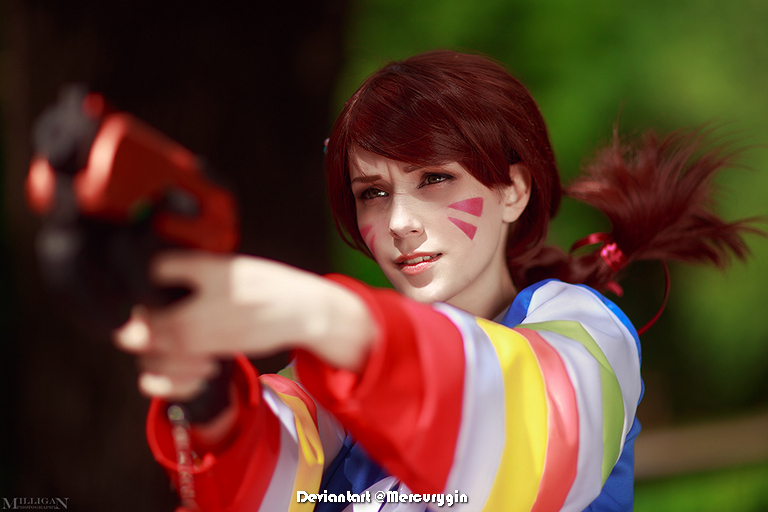Overwatch - D.VA (Hana Song) (Waveracer) Cosplay - body photo Overwatch - D.VA (Hana Song) (Waveracer) Cosplay - body photo