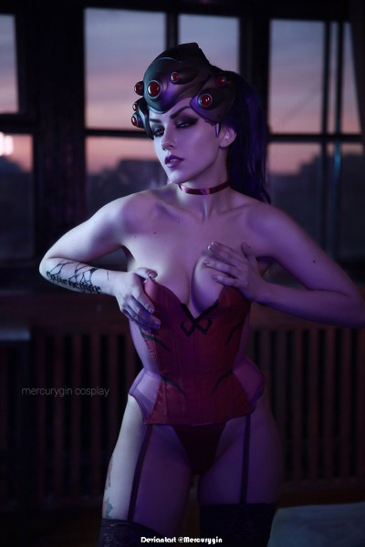 Overwatch - Widowmaker (Amelie Lacroix) (Lingerie) Cosplay
