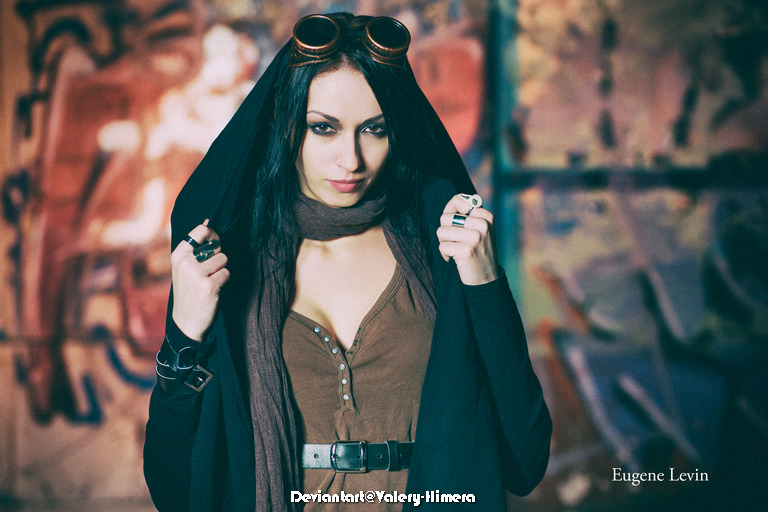 Steampunk Original Vision Cosplay - full body portrait