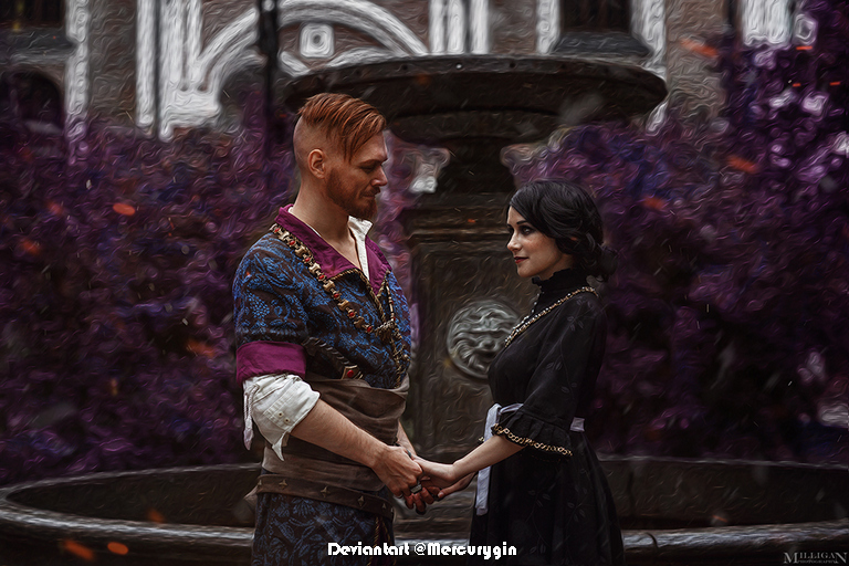 The Witcher 3 - Wild Hunt - Hearts of Stone - Iris von Everec &amp; Olgierd von Everec Cosplay - full length port.