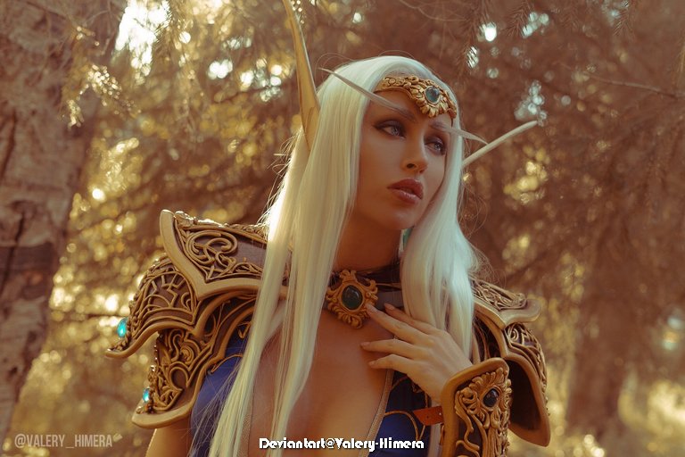 World of Warcraft Shadowlands High elf Quel dorei Mage Cosplay 2