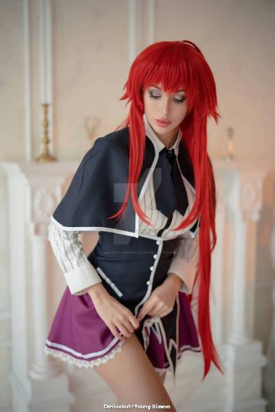 High School DxD - Rias Gremory (Crimson-Haired Ruin Princess) Cosplay
