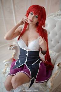 High School DxD - Rias Gremory (Crimson-Haired Ruin Princess) (Lingerie) Cosplay