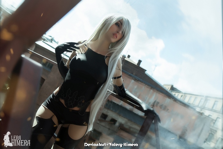 NieR AutomatA - A2 (YoRHa Type A No.2) Cosplay - expressive portrait NieR AutomatA - A2 (YoRHa Type A No.2) Cosplay - expressive portrait