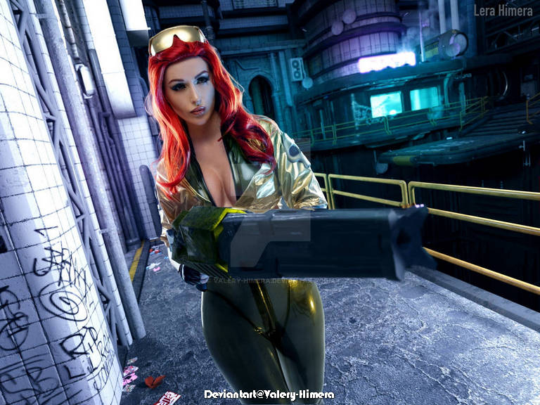 Quake 3 Arena - Mynx Cosplay - sophisticated character portrait