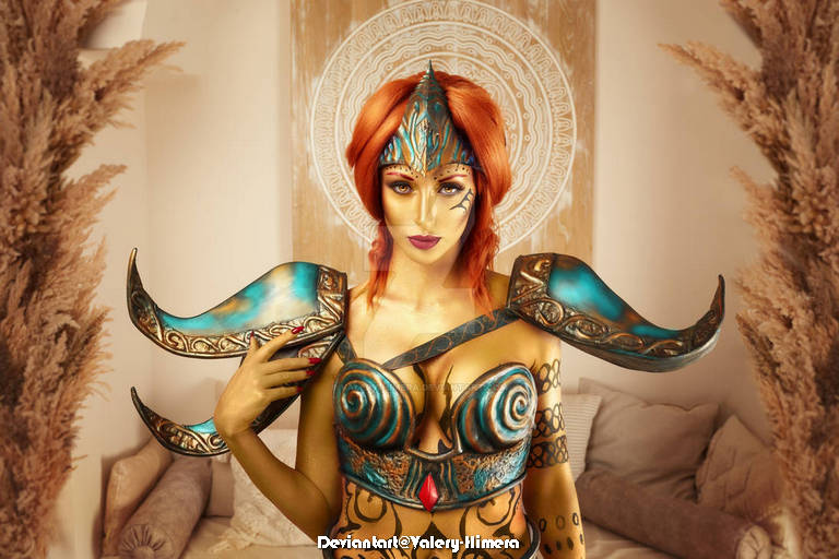 The Elder Scrolls 3 - Tribunal - Almalexia (Healing Mother) Cosplay - inspired capture