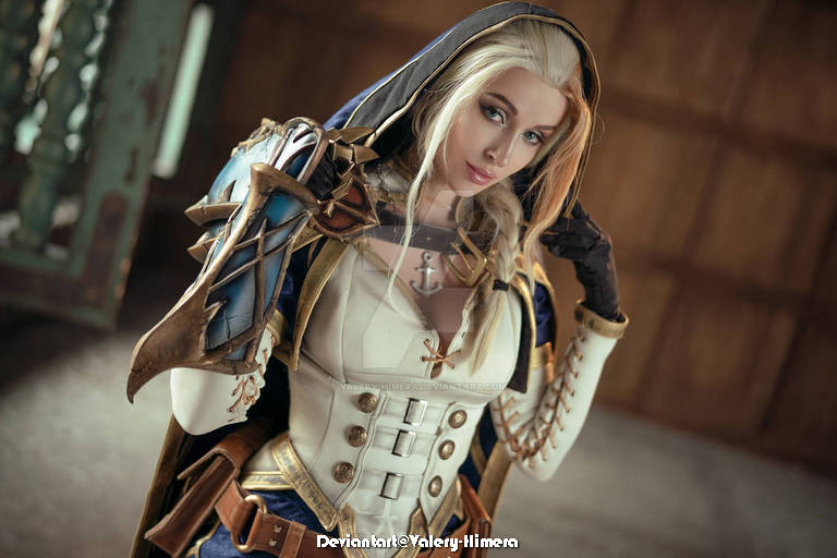 World of Warcraft - Battle for Azeroth - Jaina Proudmoore Cosplay - full body port. World of Warcraft - Battle for Azeroth - Jaina Proudmoore Cosplay - full body port.