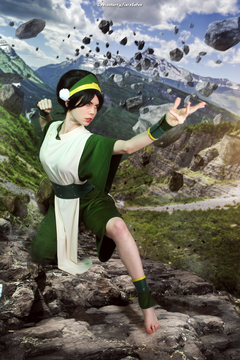 Avatar - The Last Airbender - Toph Beifong Cosplay - full length photo